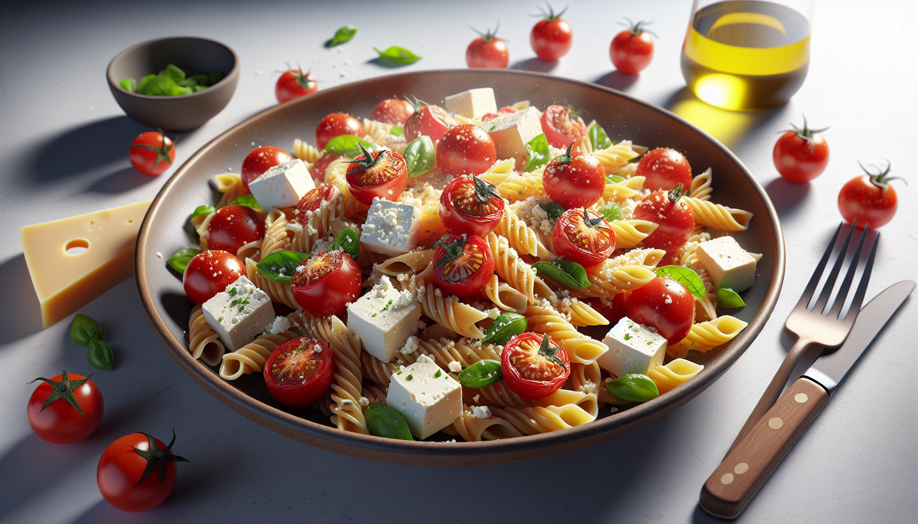 pasta feta e pomodorini